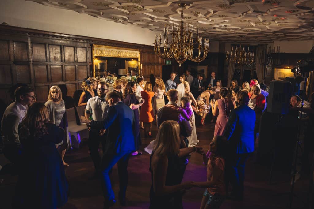 Eastwell Manor wedding reception photograph