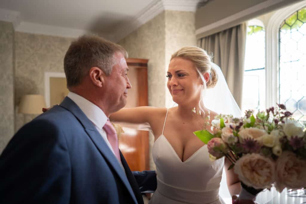 bride with father of the bride