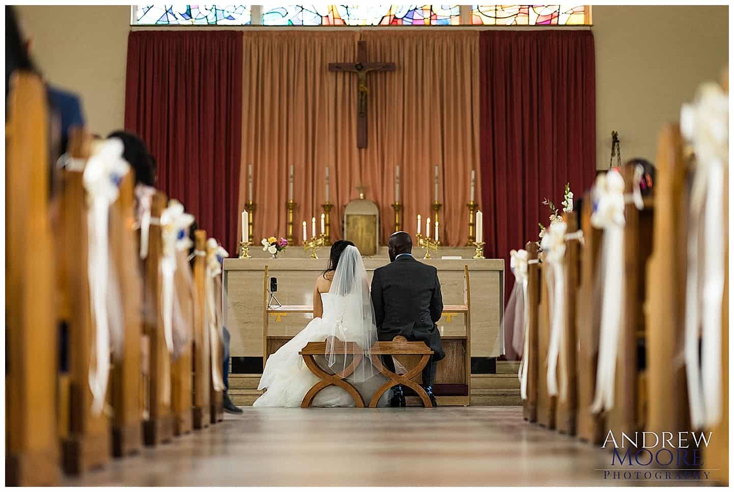 wedding, St Columbia church Croydon 