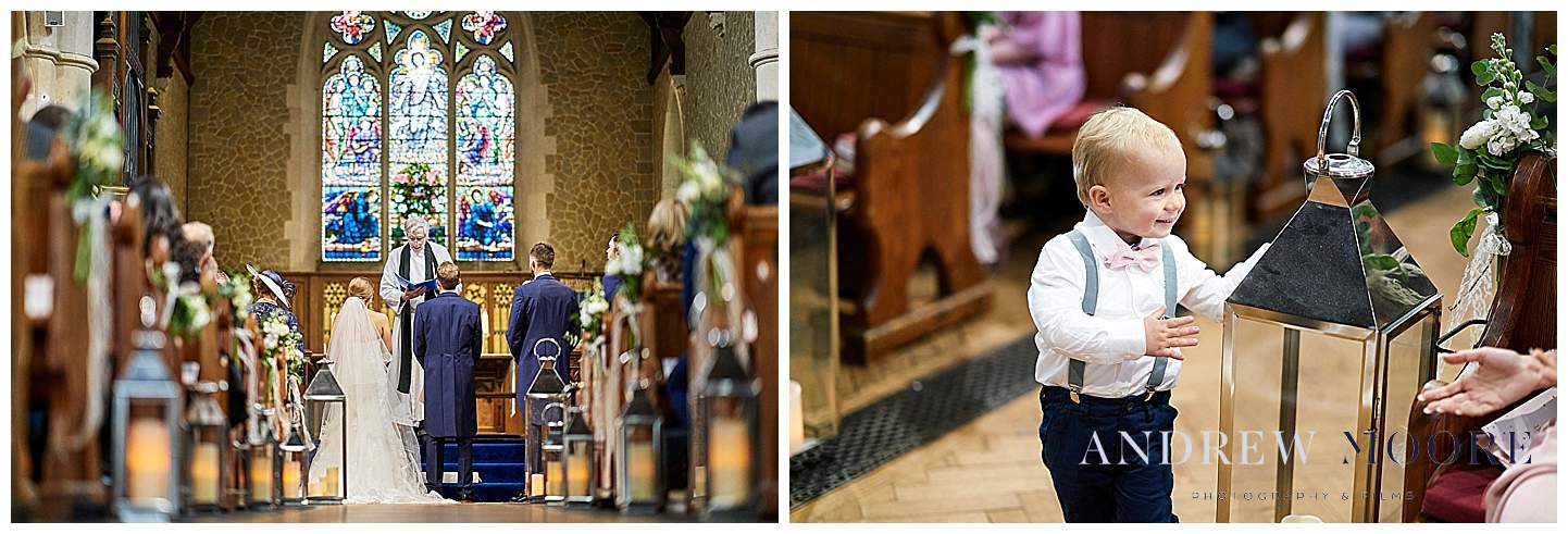 cute little boy at wedding Andrew Moore Photography