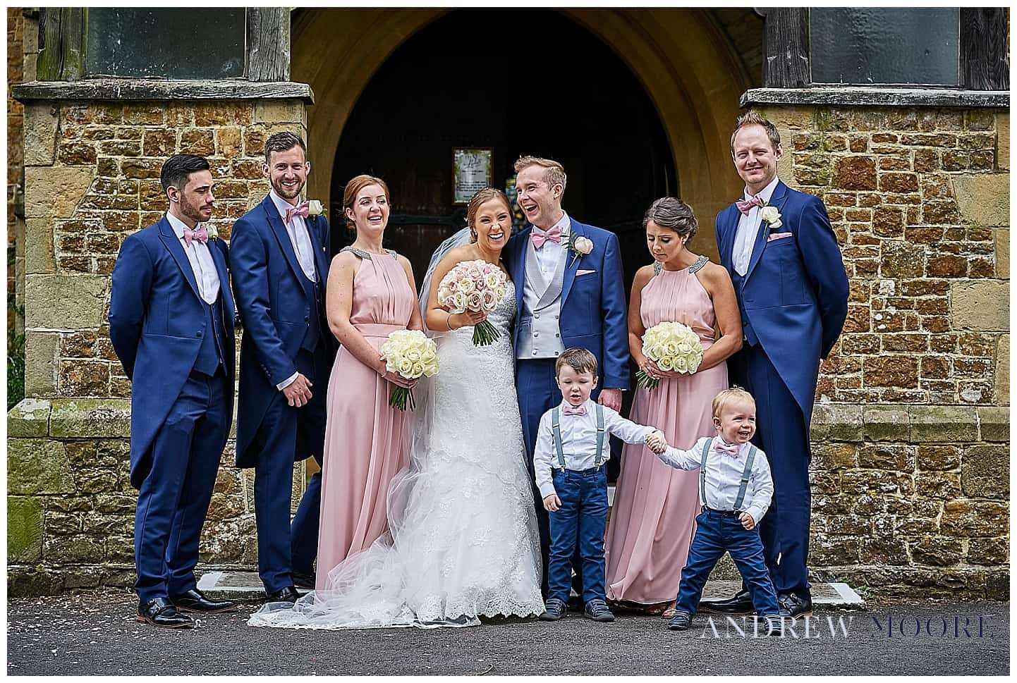 happy group shot outside st lukes church grayshots - cain manor 